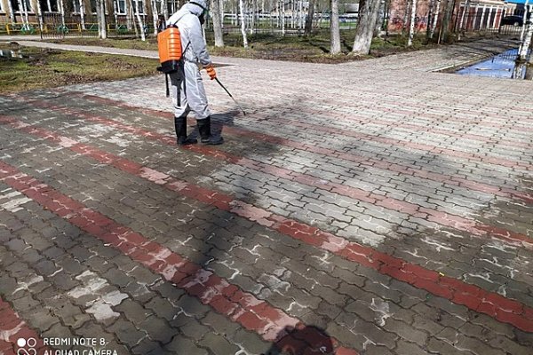 В Сыктывкаре провели повторную обработку общественных мест