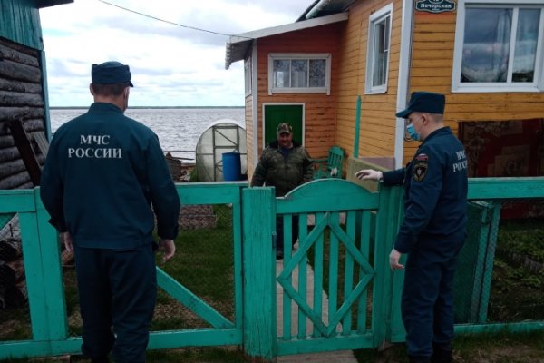 За сутки большая вода отступила от более чем 50 домов в Коми