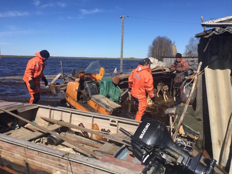 На контроле по весеннему половодью остаются населенные пункты в Усть-Цилемском районе