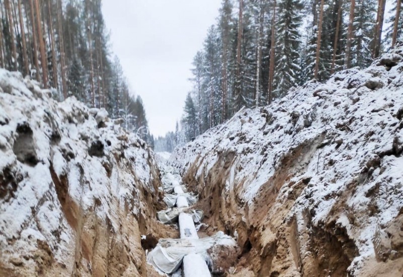 В Коми построены первые 10 км газопровода к селу Корткерос

