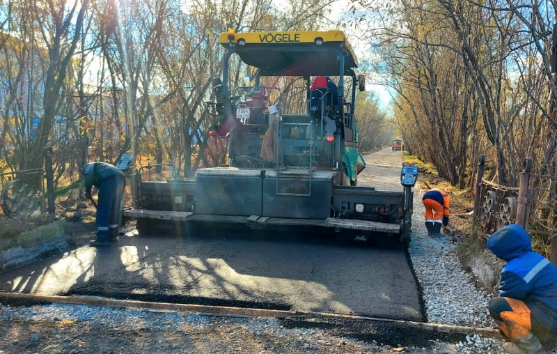 В Воркуте благоустраивают сквер на бульваре Пищевиков

