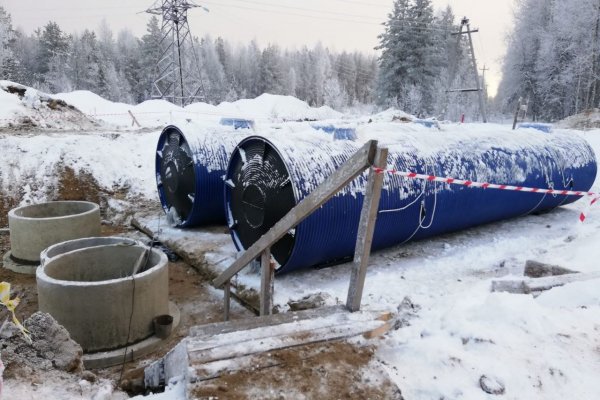 В Ухте продолжается строительство станции водоочистки в районе водозабора 