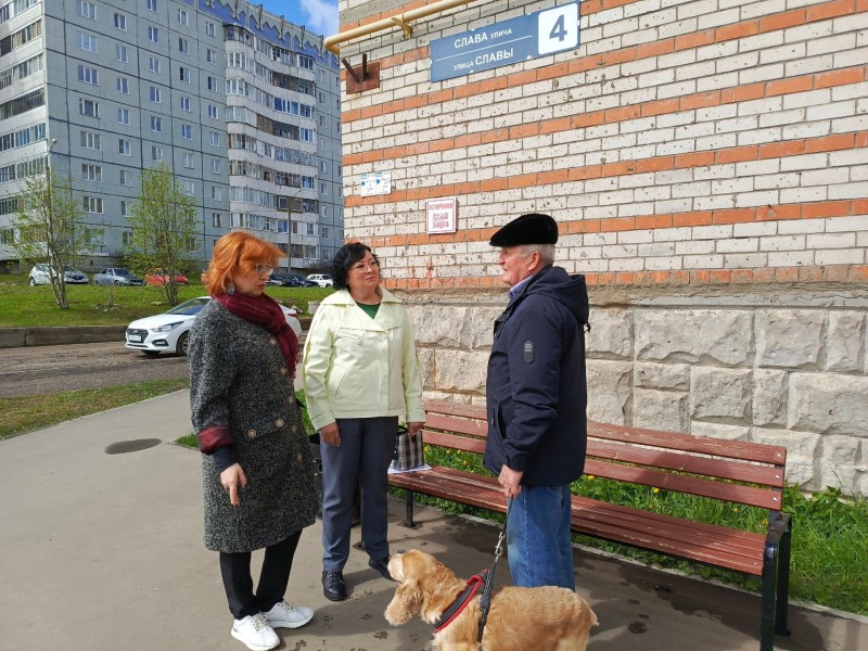 В Эжвинском районе Сыктывкара провели партдесант на объекты благоустройства 2022-2023 годов