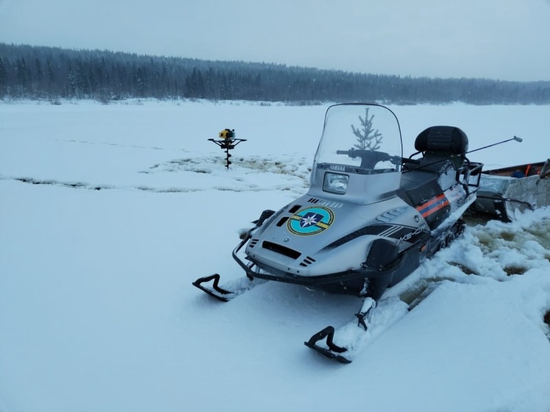 В Усть-Цилемском районе возобновились поиски провалившегося в полынью мужчины