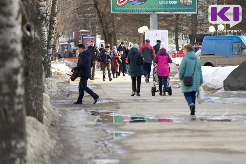 Погода в Коми 2 апреля: на север -5°С, на юге до +7°С