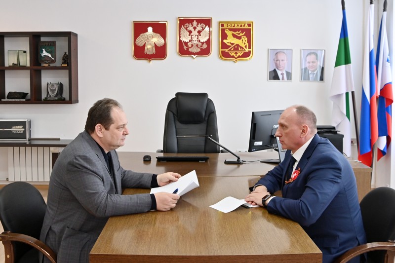 Ростислав Гольдштейн и Игорь Гурьев обсудили перспективы социально-экономического развития Воркуты