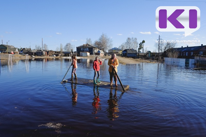 На реках Коми подъемы воды составляют 11-84 см в сутки