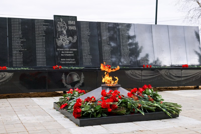 В селе Корткерос Республики Коми зажжен Вечный огонь
