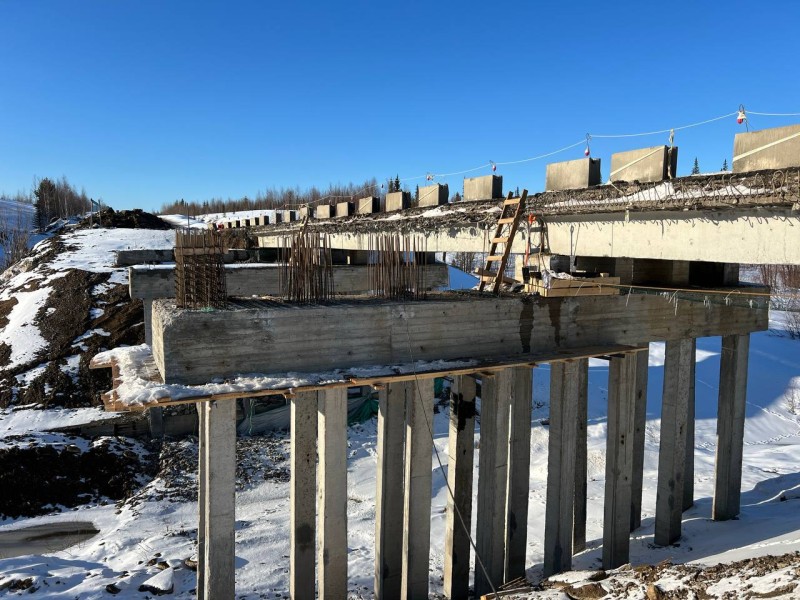 В Усинском районе начались ремонтные работы на двух мостах харьягинского направления