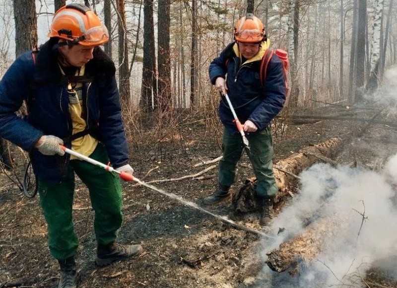 Коми помогает Забайкалью: 100 спасателей тушат природные пожары