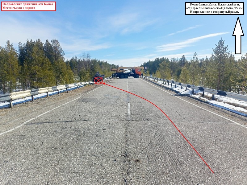 В Госавтоинспекции Коми поделились подробностями смертельной аварии в Ижемском районе