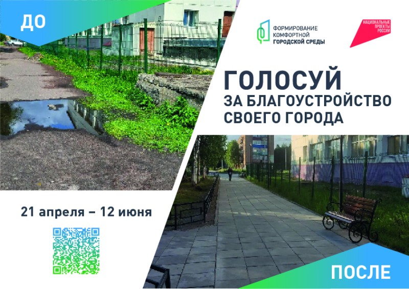 Жители Инты выбирают территории для благоустройства в 2026 году