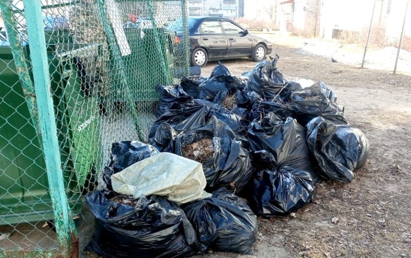 Региональный оператор Севера напоминает – на площадках запрещено складировать ветки, листья и прочие огнеопасные отходы