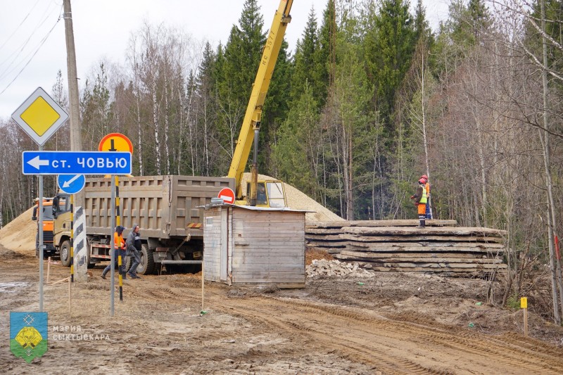 Реконструкция путепровода в Сыктывкаре переходит в финальный этап