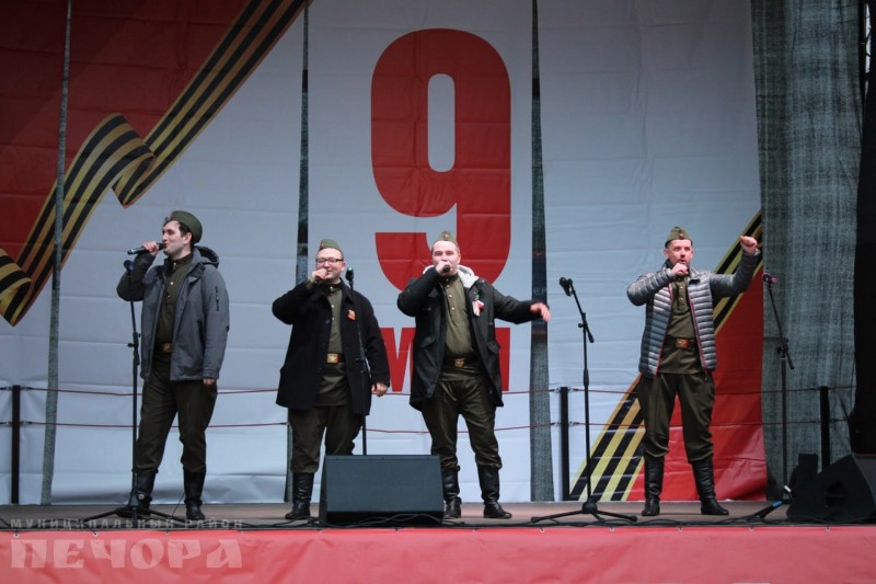 Печорцы отметили 80-летие Великой Победы двумя масштабными творческими концертами