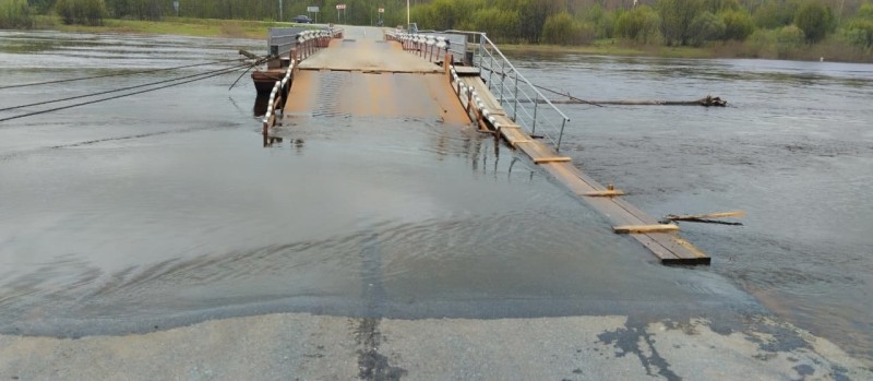 На Вычегде, Выми и Мезени половодье достигло максимума - начались спады воды 