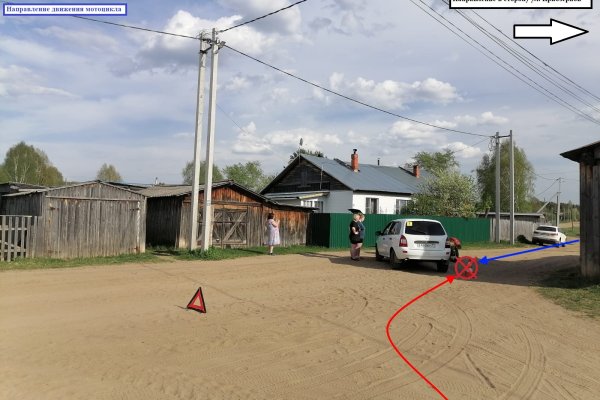 В Корткеросском районе 71-летний мотоциклист попал под колеса авто