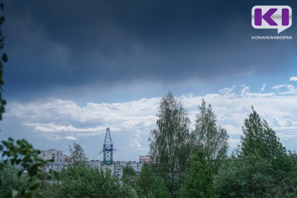 Погода в Коми 31 мая: порывистый, шквальный ветер, местами дождь и гроза