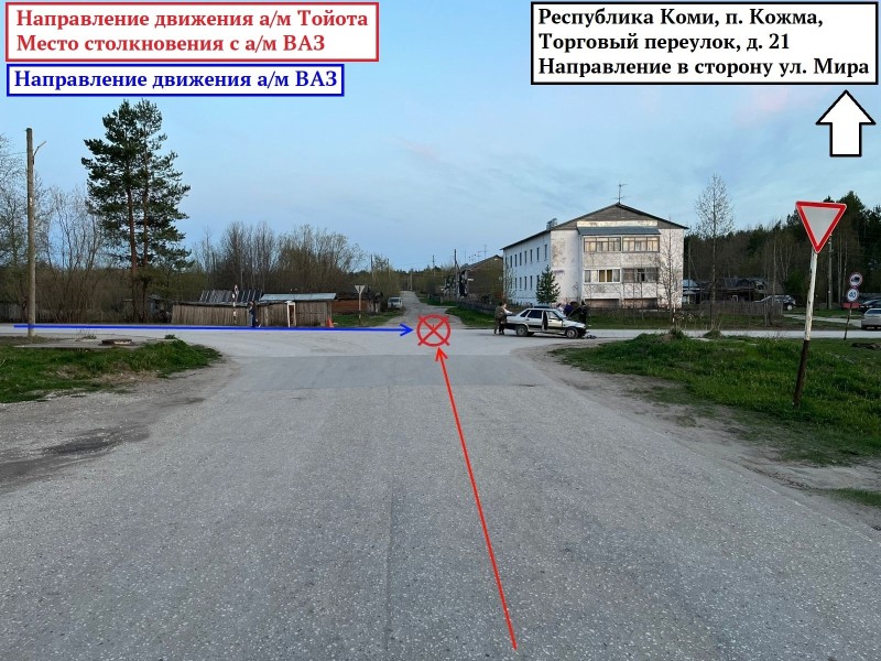 В Печоре за минувшие сутки в ДТП пострадали три человека