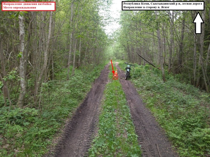 В Сыктывдинском районе в аварии пострадали юный водитель питбайка и его пассажир 