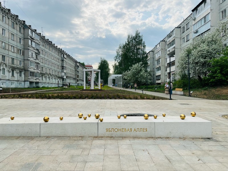 На Яблоневой аллее в Сыктывкаре не досчитались яблонь