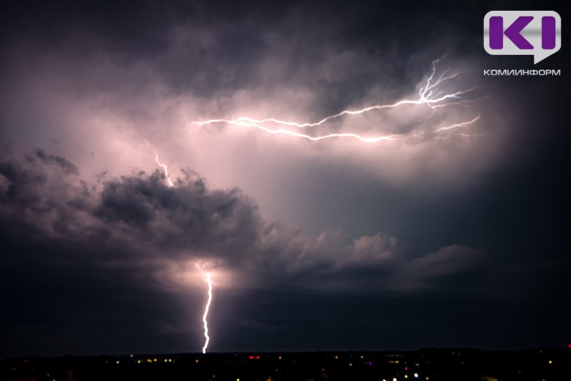 За минувшую ночь в Сыктывкаре выпало больше половины месячной нормы осадков