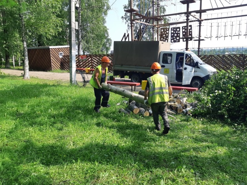Сыктывкарский "Жилкомсервис" завершает устранение последствий природной стихии