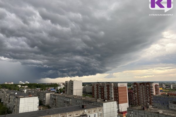 Погода в Коми 26 июня: дождь и гроза, +13...+18°С