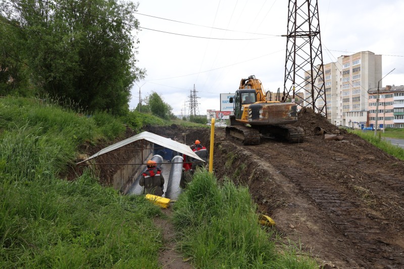 "Комитеплоэнерго" опережающими темпами модернизирует теплосети на проспекте Космонавтов в Ухте

