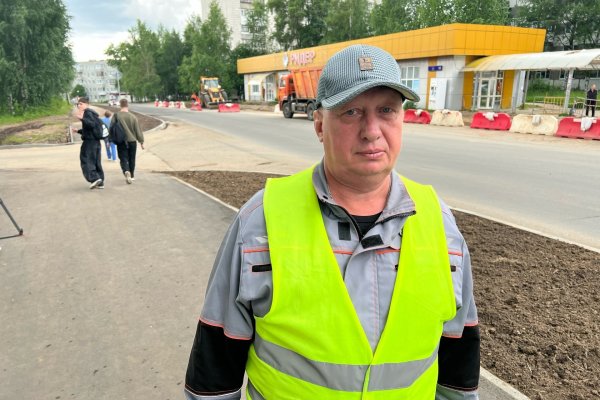 Мне нравится вносить лепту в развитии родного города - сыктывкарский дорожник Александр Резвинский