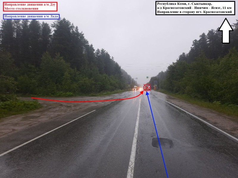 В Сыктывкаре после столкновения с Daewoo пятилетний пассажир "Лады" попал в больницу