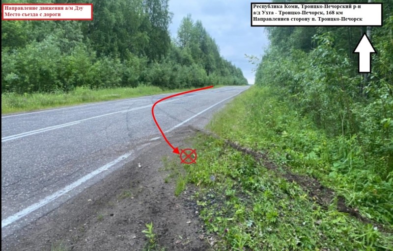 Молодой водитель без прав устроил аварию в Троицко-Печорском районе: пассажир госпитализирован с переломом