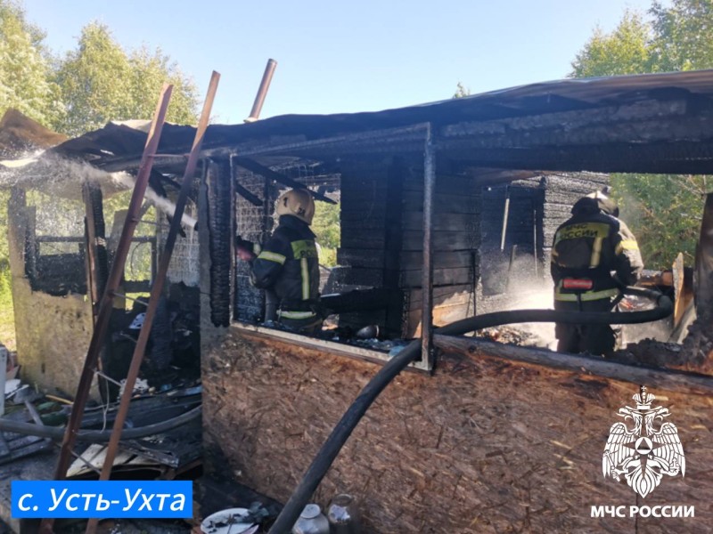 За сутки в Коми произошло шесть пожаров