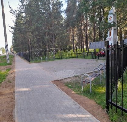 В Помоздино Усть-Куломского района создана современная пешеходная зона