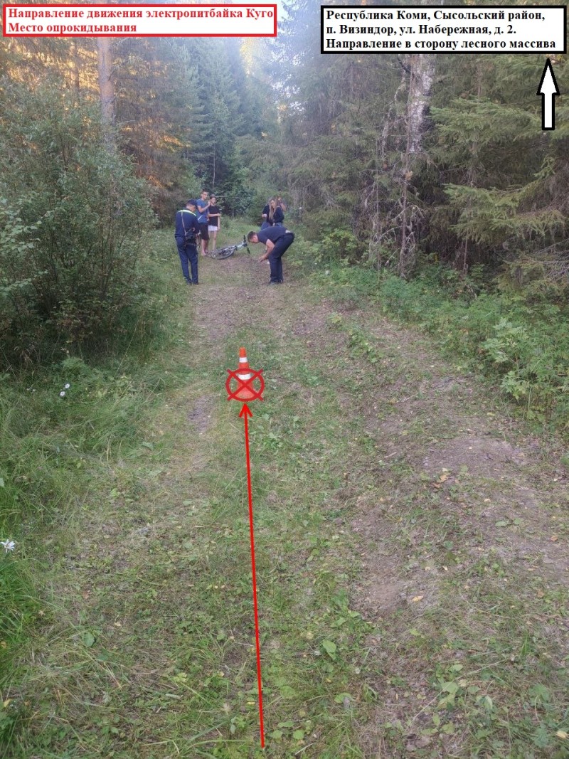 В Сысольском районе девочка опрокинулась на питбайке