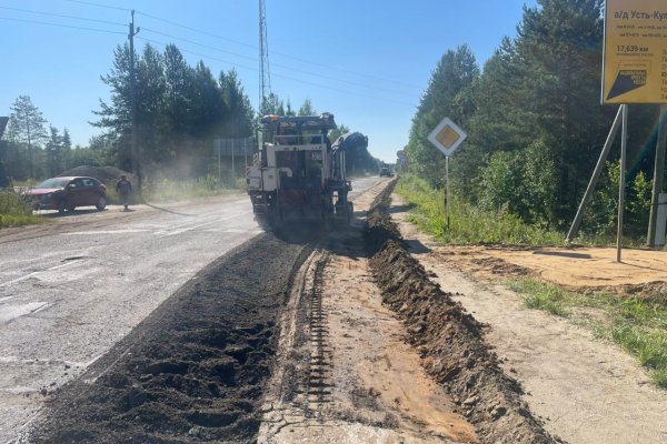 В Усть-Куломском районе к сентябрю отремонтируют участок дороги
