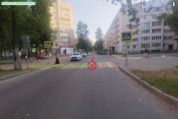В Сыктывкаре автомобилист сбил переходившего улицу пешехода