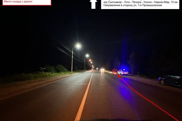 Начинающий водитель на Chevrolet Lanos опрокинулась в кювете под Сыктывкаром