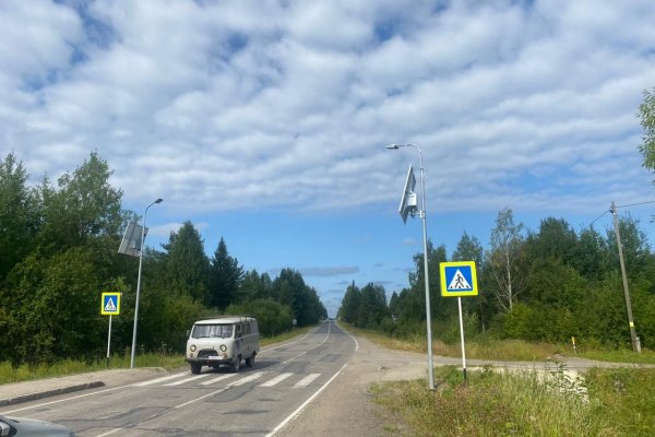 По иску прокуратуры на участке автодороги в Троицко-Печорске установили освещение