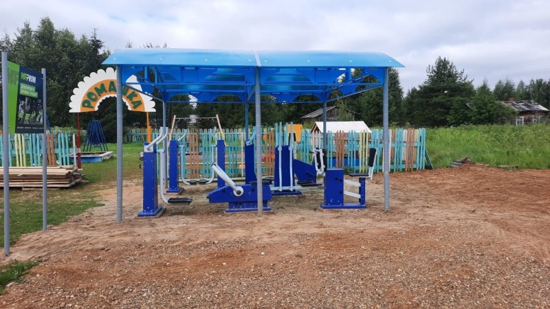 В поселке Позялэм Сыктывдинского района появился крытый тренажерный комплекс