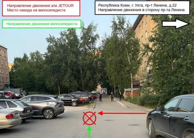 В Ухте водитель Jetour сбил 11-летнего велосипедиста