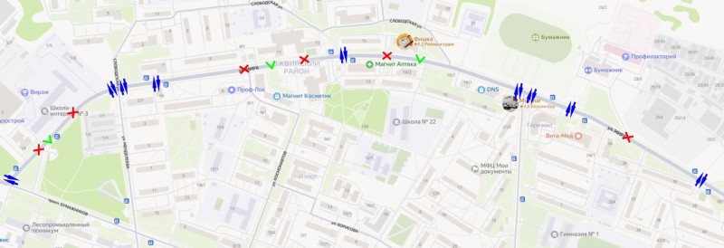 На улице Мира в Эжве поменяется расположение пешеходных переходов