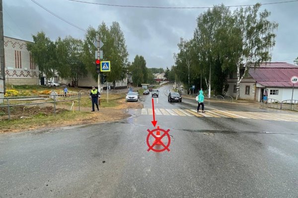 В Визинге водитель мопеда опрокинулся при выполнении маневра