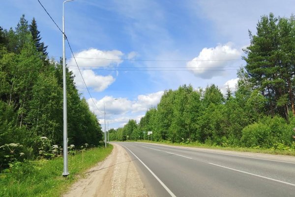 В Визинге завершены работы по установке освещения