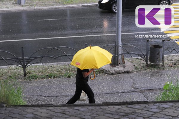 В большинстве районов Коми вся неделя будет дождливой