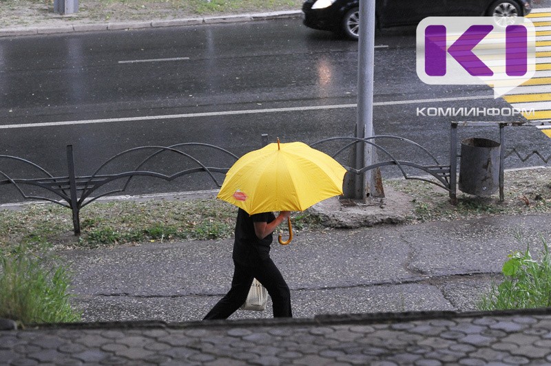 В большинстве районов Коми вся неделя будет дождливой