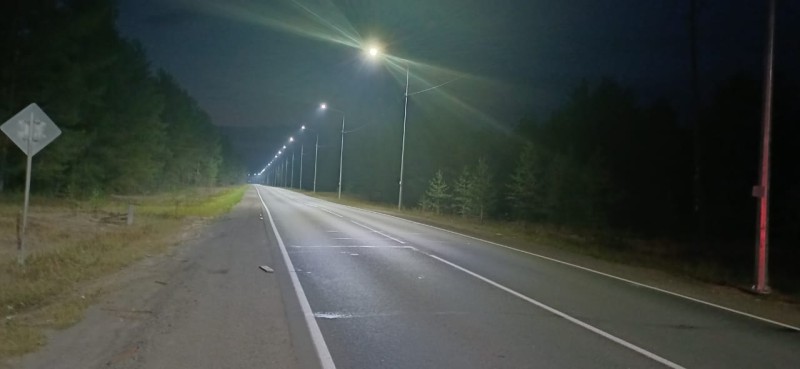 Завершены работы по установке освещения еще на нескольких участках автодороги Сыктывкар - Ухта - Печора - Усинск - Нарьян-Мар