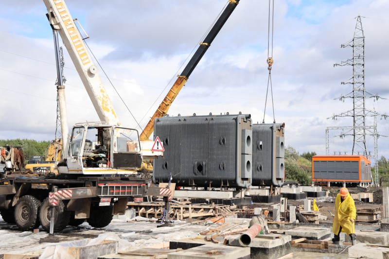 Председатель правительства Республики Коми посетил стройплощадку газовой котельной "Т Плюс" в Инте