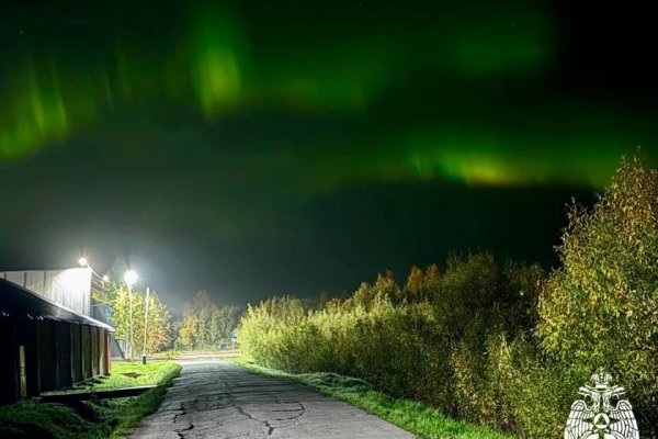 Фотоохотники поймали северное сияние в Коми 