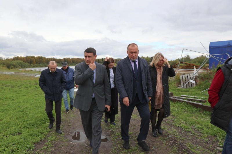 Председатель правительства Коми Дмитрий Братыненко с рабочим визитом побывал в Инте